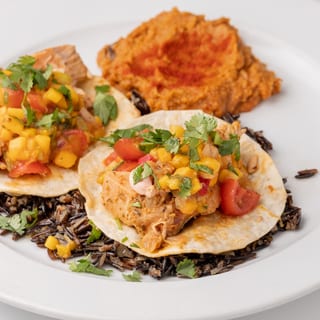Jackfruit Tacos W/ Mango Salsa