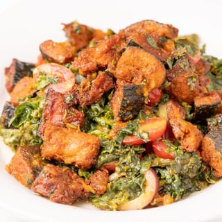 Roasted Kabocha & Kale Salad